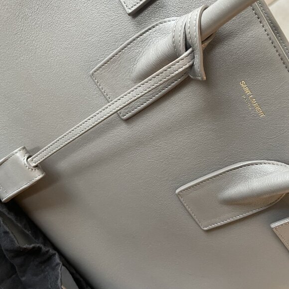 YSL Sac De Jour Grey Small Purse - Picture 6 of 8